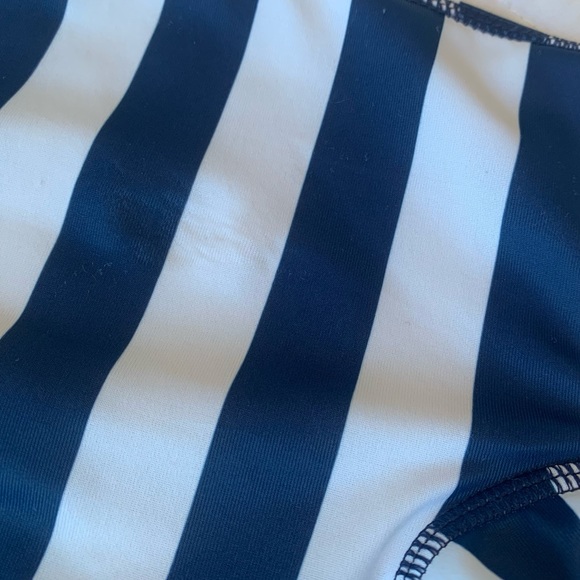 Nautical Stripe Baby 1-Piece Swimsuit - Picture 6 of 7